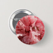 roze papaver Button (Voorkant /achterkant)