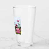 Roze papaver glas (Links)