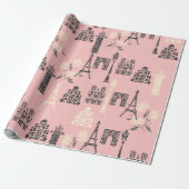 Roze papier voor de onmiddellijke verpakking van P (Uitgerold)