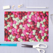 Roze papier voor het hoofdweefsel van rood en wit  (Craft)