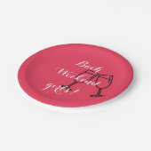 ROZE PAPieren bord HENNEPARTY (Gekanteld)