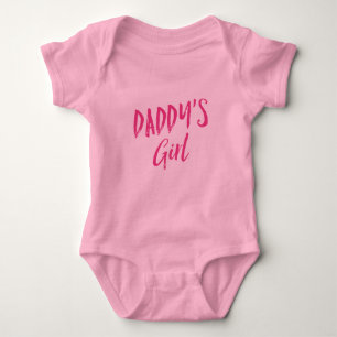 Roze pappa's meisje romper