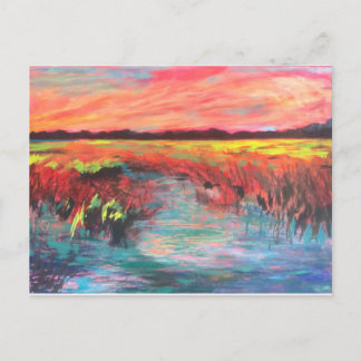 Roze paradise briefkaart