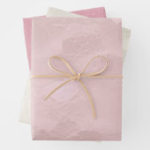 Roze Parel Bruidsfeest Chic Inpakpapier Vel (In situ)