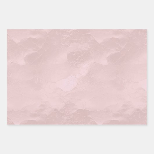 Roze Parel Bruidsfeest Chic Inpakpapier Vel (Voorkant)