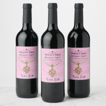 Roze Parelketting Elegante 21e Verjaardagsfeest