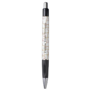 Roze Parels Gouden Ketting   Pen