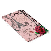 Roze Paris Collage Magneet (Rechterzijde)