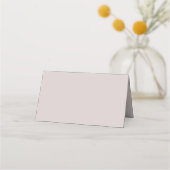 Roze Parisian Reception Place Card (Achterkant)