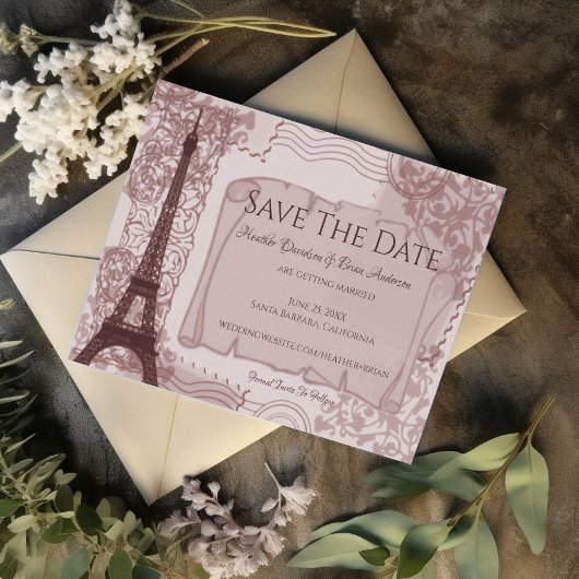 Roze parisian slaat de aankondiging van de datum o