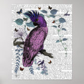 Roze Parrot Poster (Voorkant)