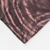 roze pasleydeklaag op maat fleece deken (Hoek)