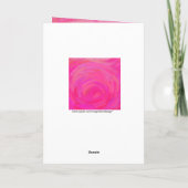 Roze passie aangepast kaart (Achterkant)