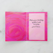 Roze passie aangepast kaart (Binnen)