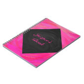 Roze passie aangepast notitieboek (Linkerzijde)