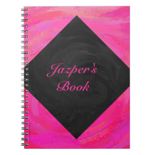 Roze passie aangepast notitieboek