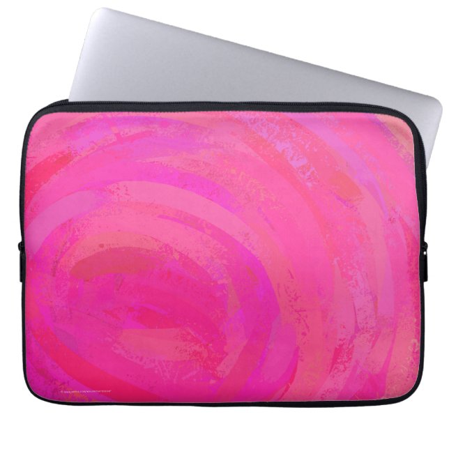 Roze Passie Laptop Sleeve (Voorkant)