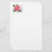 Roze Passie Stationery Briefpapier (Voorkant / Achterkant)