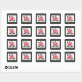 Roze passie sticker (Vel)