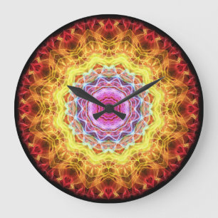 Roze Passion kaleidoscoop Grote Klok