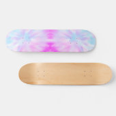 Roze pastaafkleurige kleurstofskateboard skateboard