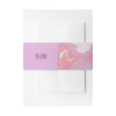 Roze Pastel Abstracte Kunst Uitnodigingen Wikkel (Voorkant Voorbeeld)