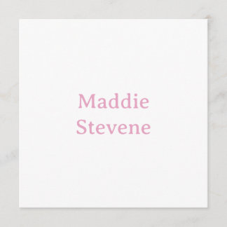 ROZE PASTEL NAAM JAAR TREND MODERNE SJABLONEN MENU