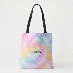 Roze Pastel Tie Dye Meisjesachtig Chic Draagtas