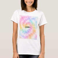 Roze Pastel Tie Dye Meisjesachtig Chic