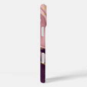 Roze Pastel Violet Glitter Waterverf Case-Mate iPhone Case (Achterkant / Rechts)