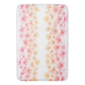 Roze pastel waterverf badmat (Voorkant Verticaal)