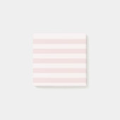 Roze pastelstreep Post-it notes (Voorkant)