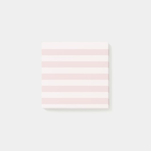Roze pastelstreep Post-it notes (Voorkant)