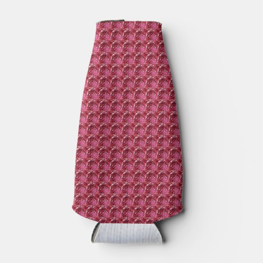 Roze patroon flesjeskoeler (Voorkant)