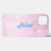 Roze patroon iPhone / iPad case (Achterkant (horizontaal))