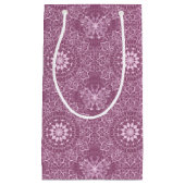  roze patroon klein cadeauzakje (Voorkant)