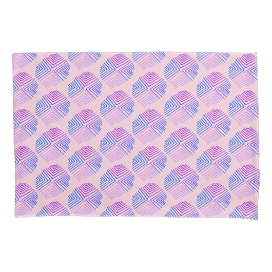 Roze patroon kussensloop (Voorkant)