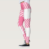 Roze patroon leggings (Links)