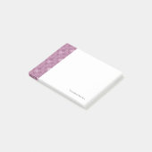 roze patroon post-it® notes (Schuin)