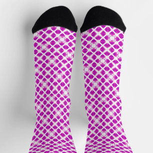 Roze patroon sokken
