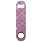  roze patroon speed flessenopener (Achterkant)