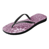 roze patroon teenslippers (Schuin)