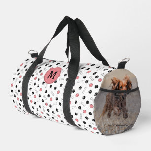 Roze Paws Botten Ball Dog Foto's & Monogram Plunjezak