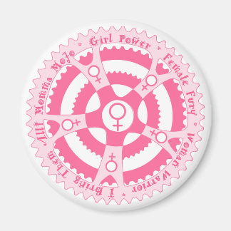 Roze pedaal vermogen magneet