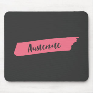 Roze penseel Austenite Muismat