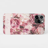 Roze Peony Hoesje-Mate iPhone Case iPhone Hoesje (Achterkant horizontaal)
