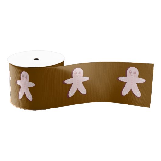 Roze peperkoek kerstboom grosgrain lint (Spoel)