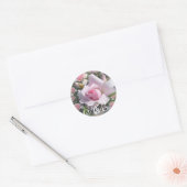 Roze perfectie ~ Sticker/ Envelope Sealer #2 Ronde Sticker (Envelop)