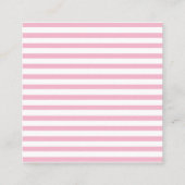 Roze perskoeken - Aangepaste Visitekaartjes voor b (Achterkant)