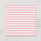 Roze perskoeken - Aangepaste Visitekaartjes voor b (Achterkant)